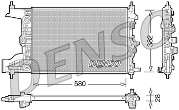 Радиатор охлаждения DENSO DRM20097