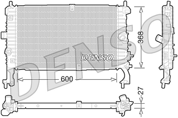 Радиатор охлаждения DENSO DRM20106