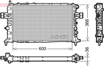 Радиатор охлаждения DENSO DRM20112