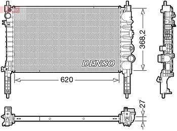 Радиатор охлаждения DENSO DRM20122