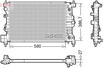 Радиатор охлаждения DENSO DRM20131