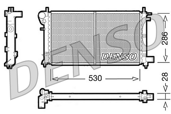 Радиатор охлаждения DENSO DRM21003