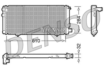 Радиатор охлаждения DENSO DRM21010