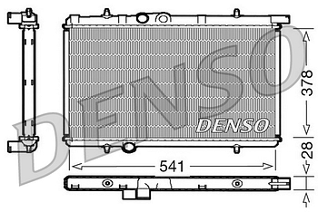 Радиатор охлаждения DENSO DRM21021