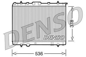 Радиатор охлаждения DENSO DRM21030