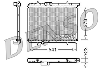 Радиатор охлаждения DENSO DRM21031