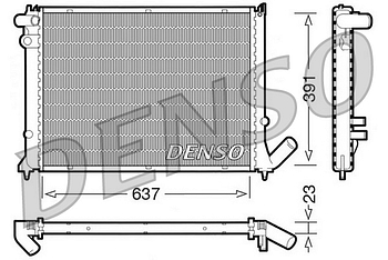 Радиатор охлаждения DENSO DRM21050