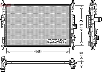 Радиатор охлаждения DENSO DRM21103