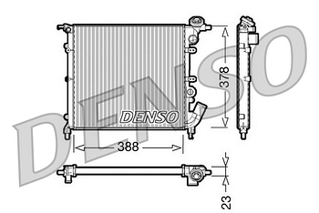 Радиатор охлаждения DENSO DRM23002