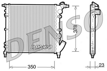 Радиатор охлаждения DENSO DRM23003