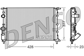 Радиатор охлаждения DENSO DRM23008