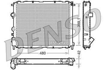 Радиатор охлаждения DENSO DRM23009