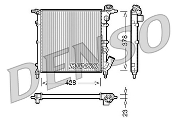 Радиатор охлаждения DENSO DRM23012