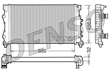 Радиатор охлаждения DENSO DRM23024