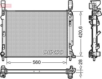Радиатор охлаждения DENSO DRM23036
