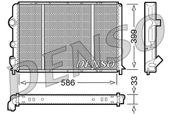 Радиатор охлаждения DENSO DRM23050