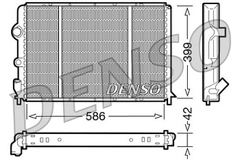 Радиатор охлаждения DENSO DRM23051