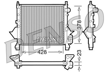 Радиатор охлаждения DENSO DRM23080