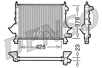 Радиатор охлаждения DENSO DRM23081