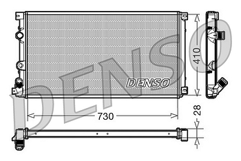 Радиатор охлаждения DENSO DRM23090