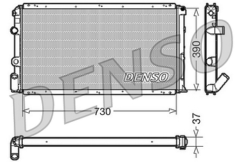 Радиатор охлаждения DENSO DRM23091
