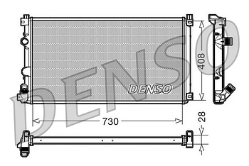 Радиатор охлаждения DENSO DRM23092