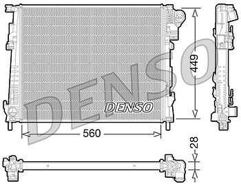 Радиатор охлаждения DENSO DRM23094
