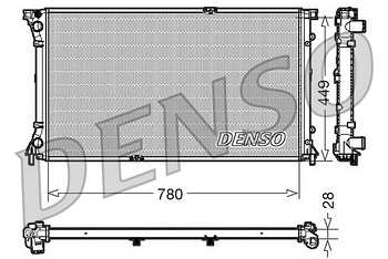Радиатор охлаждения DENSO DRM23098