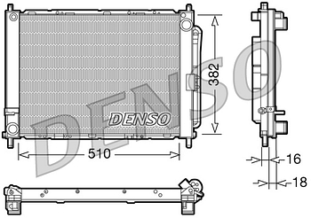 Радиатор охлаждения DENSO DRM23102