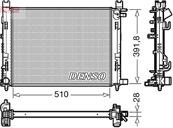 Радиатор охлаждения DENSO DRM23109