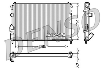 Радиатор охлаждения DENSO DRM23110