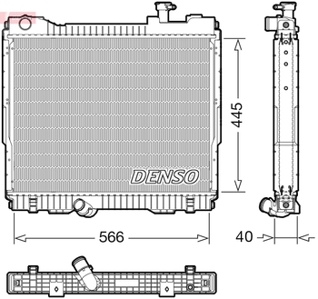 Радиатор охлаждения DENSO DRM23119