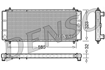 Радиатор охлаждения DENSO DRM24011