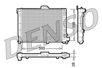 Радиатор охлаждения DENSO DRM25008