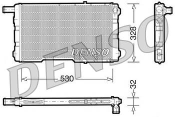 Радиатор охлаждения DENSO DRM25009