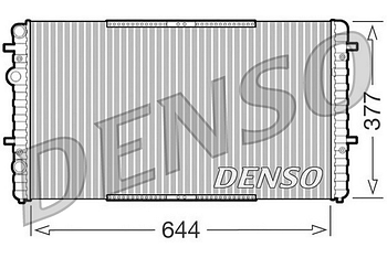 Радиатор охлаждения DENSO DRM26005