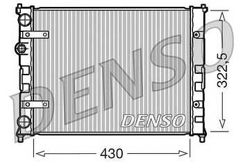 Радиатор охлаждения DENSO DRM26007