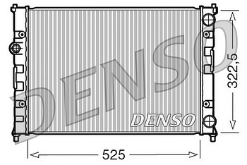 Радиатор охлаждения DENSO DRM26008