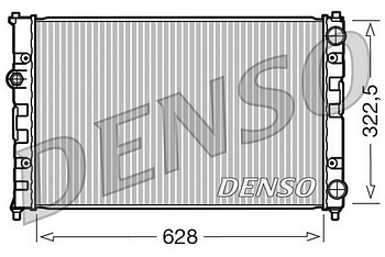 Радиатор охлаждения DENSO DRM26009