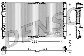 Радиатор охлаждения DENSO DRM26040