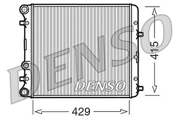 Радиатор охлаждения DENSO DRM27002