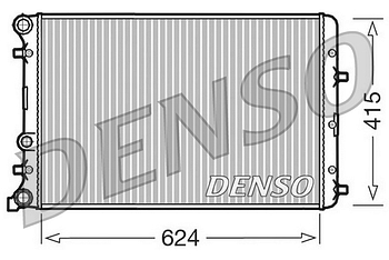 Радиатор охлаждения DENSO DRM27003