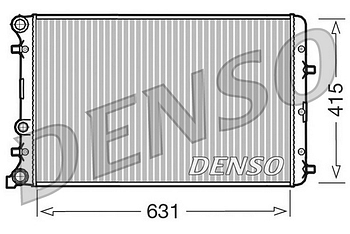 Радиатор охлаждения DENSO DRM27004