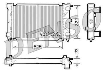 Радиатор охлаждения DENSO DRM32003