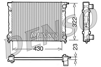 Радиатор охлаждения DENSO DRM32004