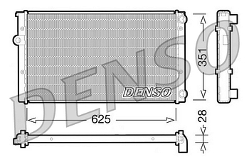 Радиатор охлаждения DENSO DRM32009