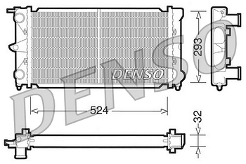 Радиатор охлаждения DENSO DRM32020