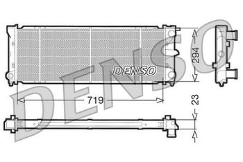 Радиатор охлаждения DENSO DRM32026