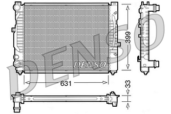 Радиатор охлаждения DENSO DRM32029