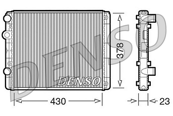 Радиатор охлаждения DENSO DRM32030